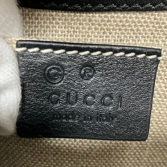 GUCCI Black Horsebit Shoulder Bag - Picture 4 of 9